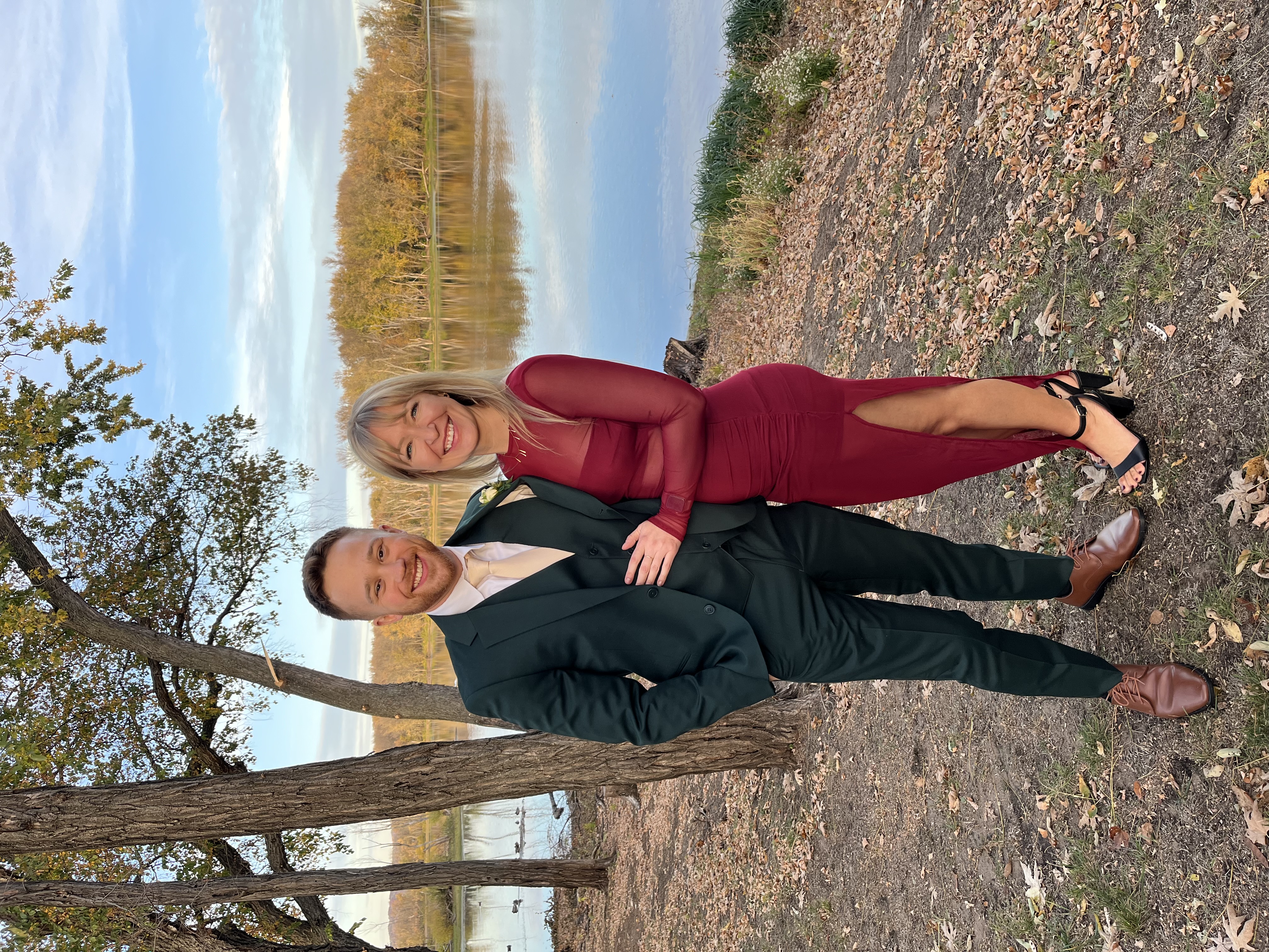 At a friend's wedding