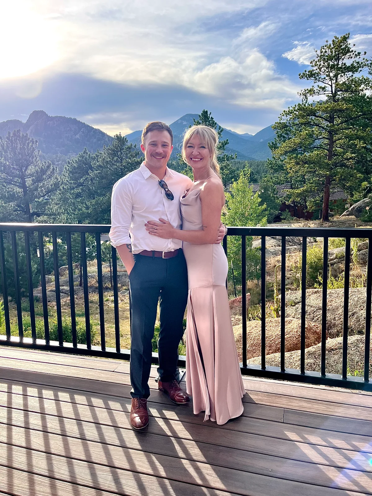 At a friend's wedding